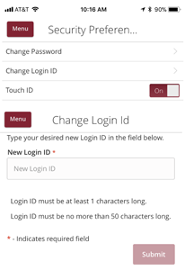 Online Banking ID