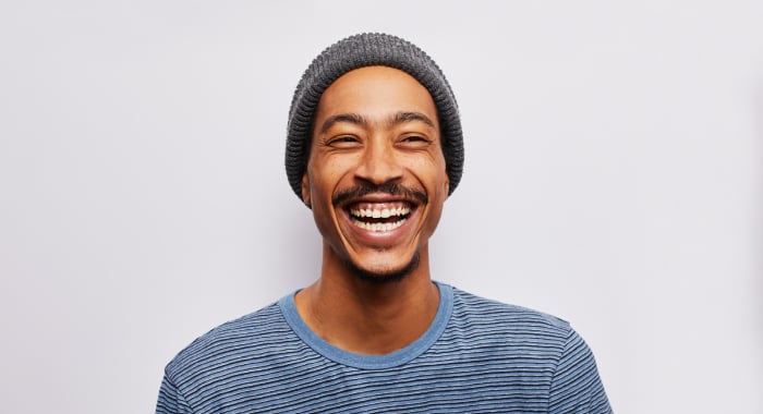 Man smiling at the camera