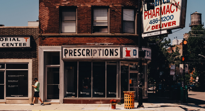 Pharmacy storefront