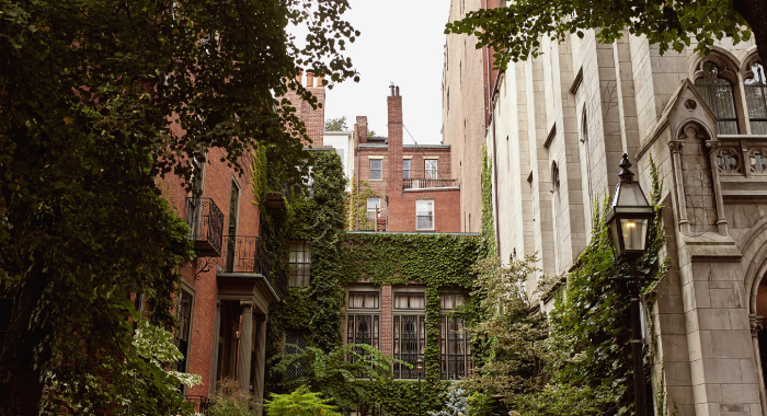 Boston brick buildings