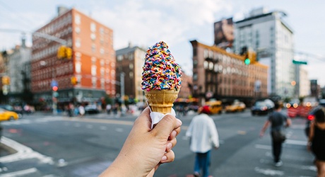 Spring break ice cream